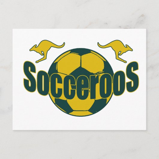 ソセルースの世界サッカールースのロゴプレゼント ポストカード (正面)