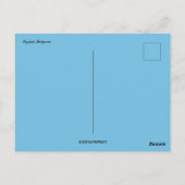 ソゾポルブルガリアの家と花 ポストカード (裏面)