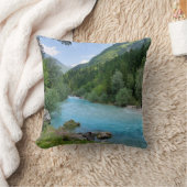 ソチャ川の純粋な荒野自然写真 クッション (ブランケット)