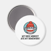 ソッおもしろいク猿 マグネット (正面/裏面)