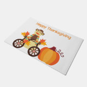 ソッお洒落ク・モンキー・サンクスギビング ドアマット (アングル)