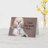 ソックよりもUを愛する誕生日 カード (黄色い花)