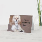 ソックよりもUを愛する誕生日 カード (正面)