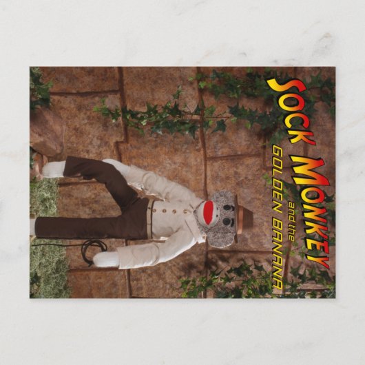 『ソックサルと黄金のバナナ』 ポストカード (正面)