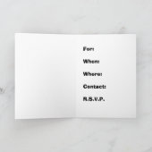 ソックサルの誕生日パーティーの招待 招待状 (内部)