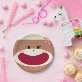 ソックサルスマイル（女の子） ペーパープレート