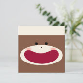 ソックサルスマイル(少年)誕生日 招待状 (スタンド正面)