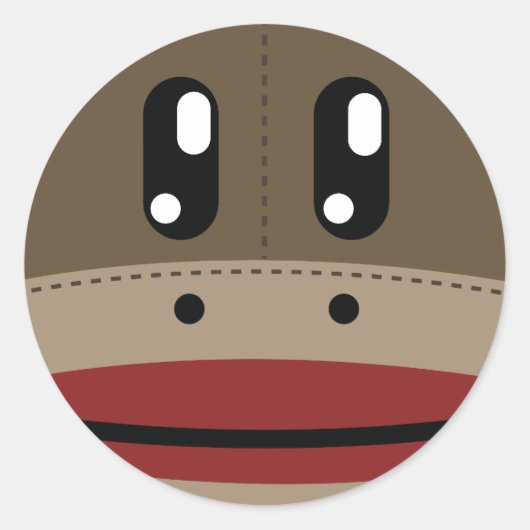 ソックサル顔製品 ラウンドシール (正面)