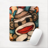 ソックスえー猿 マウスパッド (マウス)