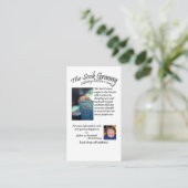 ソックスのおばあさんの名刺 名刺 (スタンド正面)