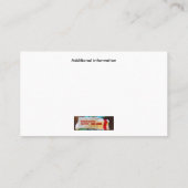 ソックスのおばあさんの名刺 名刺 (裏面)