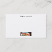 ソックスのおばあさんの名刺 名刺 (裏面)