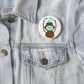 ソックスのお金の一般外科---愛らしい 缶バッジ (インサイチュ)