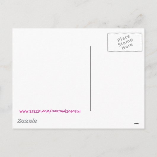 ソックスの赤ちゃんのホリデーカード シーズンポストカード (裏面)