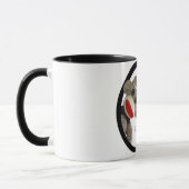 ソックスのMonkeeのセラピー-実質のソックスのマグ マグカップ (左)