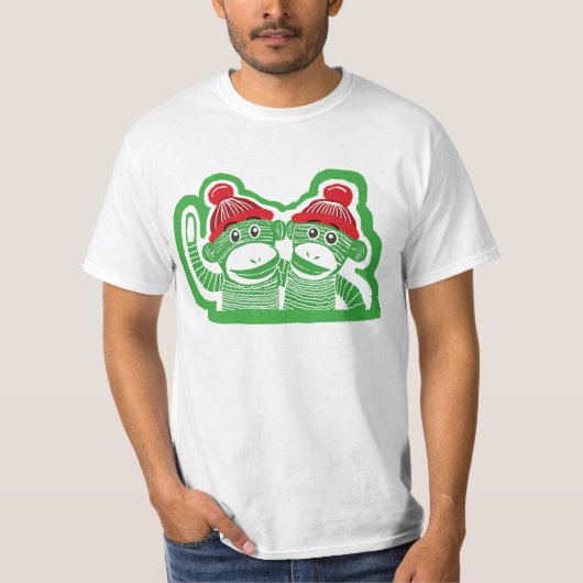 ソックスは人の価値Tシャツをまねます Tシャツ (正面)