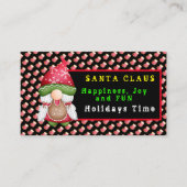 ソックスカスタマイズ格言カラーと文字 名刺 (正面)