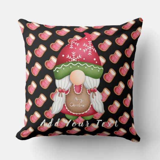 ソックスカスタマイズ格言文字とカラー20"X20" クッション (正面)