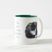 ソックス猫のマグはカスタマイズ ツートーンマグカップ (正面右)