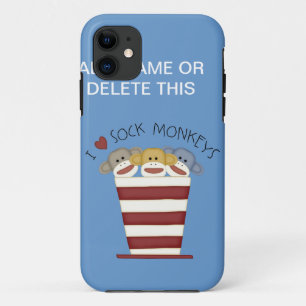 ソックス猿のやっとそこにiPhone 5の場合 iPhone 11 ケース