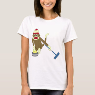 ソックス猿のオリンピックカール Tシャツ