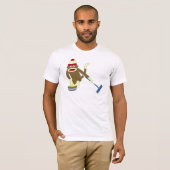 ソックス猿のオリンピックカール Tシャツ (正面フル)