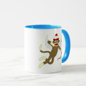 ソックス猿のキューピッド マグカップ (正面右)