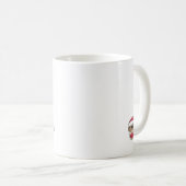 ソックス猿のクリスマスのコーヒー・マグ コーヒーマグカップ (正面右)