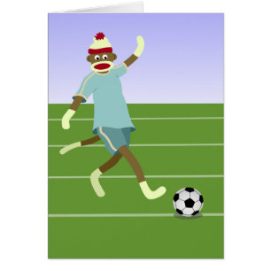 ソックス猿のサッカーの選手