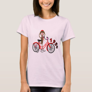 ソックス猿のスケッチ%の50年代の自転車の--ユニーク Tシャツ