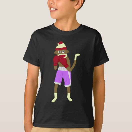 ソックス猿のボクサー Tシャツ (正面)