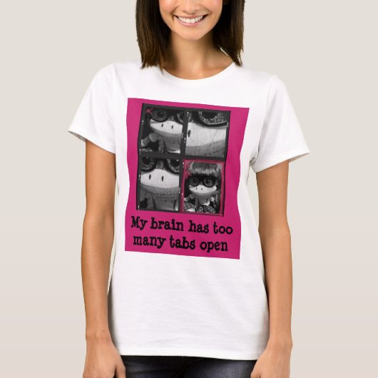 ソックス猿のワイシャツ Tシャツ (正面)