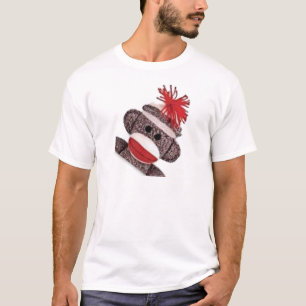 ソックス猿の商品プロダクトギフト Tシャツ
