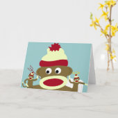 ソックス猿の天使及び悪魔 カード (黄色い花)