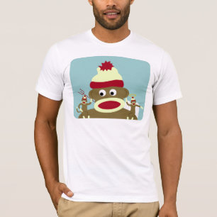 ソックス猿の天使及び悪魔 Tシャツ