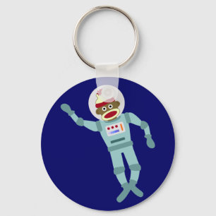 ソックス猿の宇宙飛行士 キーホルダー