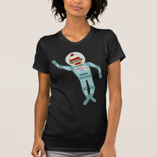 ソックス猿の宇宙飛行士 Tシャツ