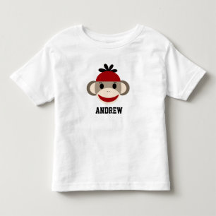 ソックス猿の幼児のワイシャツ トドラーTシャツ