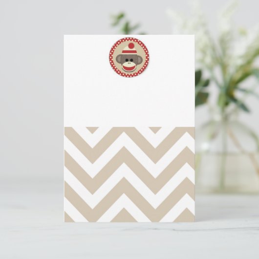 ソックス猿の招待 招待状 (スタンド正面)