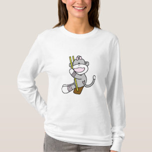 ソックス猿の振動Tシャツおよびギフト Tシャツ