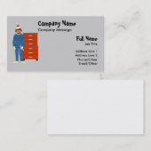 ソックス猿の整備士の名刺 名刺 (正面/裏面)