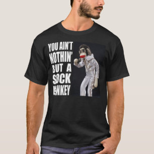 ソックス猿の暗闇のTシャツ Tシャツ