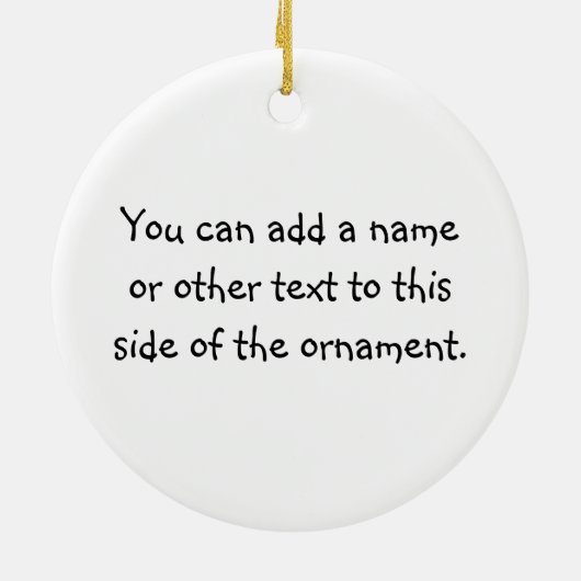 ソックス猿の未来のナースのTシャツおよびギフト セラミックオーナメント (裏面)