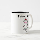ソックス猿の未来のナース ツートーンマグカップ (正面右)