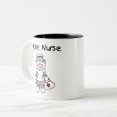 ソックス猿の未来のナース ツートーンマグカップ (正面左)