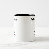 ソックス猿の未来のナース ツートーンマグカップ (中央)