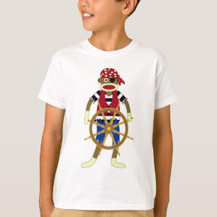 ソックス猿の海賊 Tシャツ