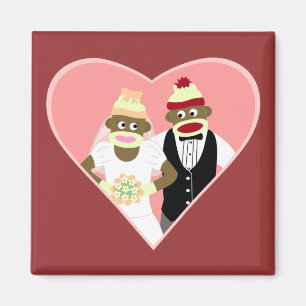 ソックス猿の結婚式 マグネット