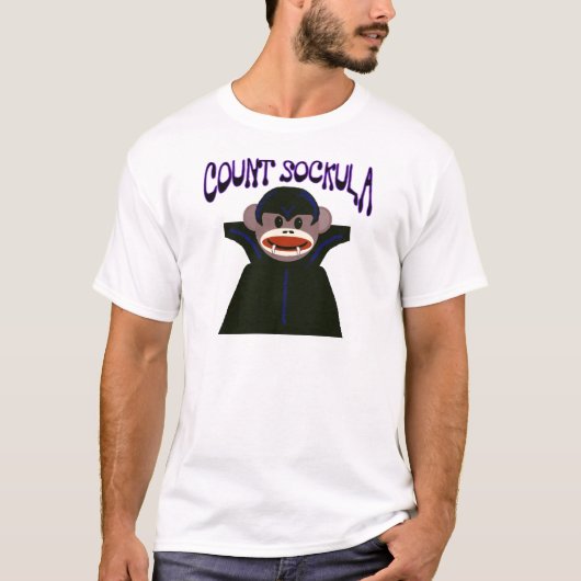 ソックス猿の計算のsockulaのTシャツ Tシャツ (正面)
