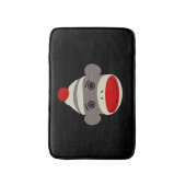 ソックス猿の顔のバス・マット バスマット (正面縦)